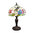 Tiffany-Lampe Libelle mit weißem Hintergrund