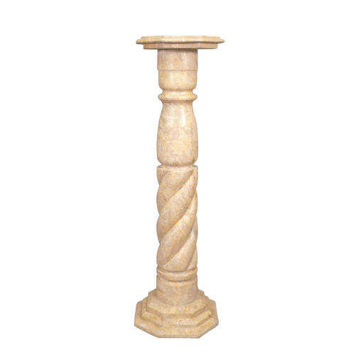 Column marble beige color