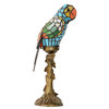 Lampada Tiffany a forma di pappagallo