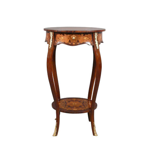 Round Louis XV pedestal table