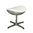 White aviator ottoman and footrest