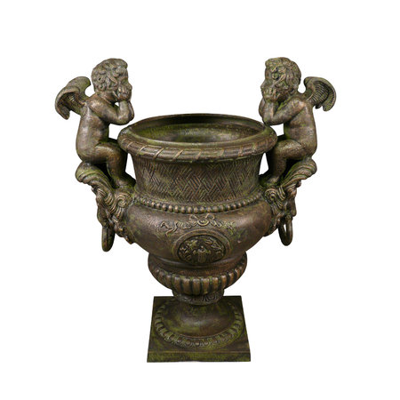 Le vase Medicis aux angelots est une vasque en fonte très travaillée, elle apporte une déco très authentique.\\n\\n14/07/2016 17:21