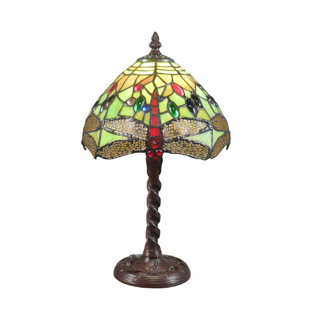 Pour un éclairage de style art nouveau, choisissez cette lampe à poser Tiffany, elle saura combler les plus exigeant en vitraux colorés.\\n\\n22/01/2018 16:51