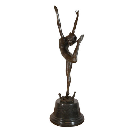 Sculpture en bronze d'une danseuse de style Chiparus.\\n\\n15/01/2015 15:06