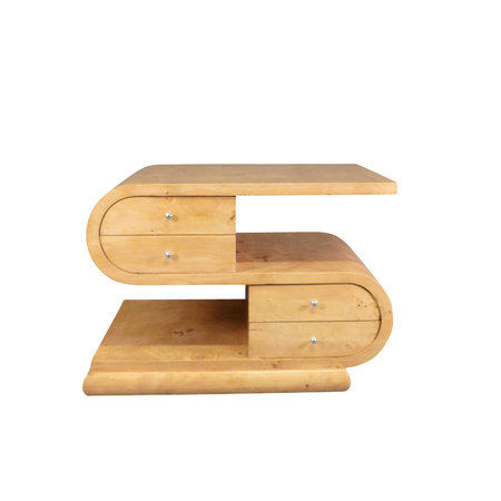 Table déco en forme de S ouvrante par quatre tiroirs.\\n\\n24/12/2014 12:49