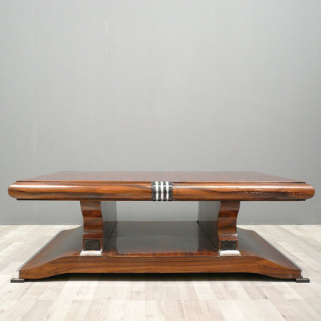 Grande table art déco basse de salon en palissandre de style.\\n\\n07/10/2012 19:29